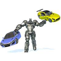 City Car Robot 3D Transformer logo