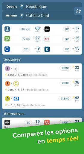 Citymapper: Itinéraires pour tous vos déplacements screenshot 2