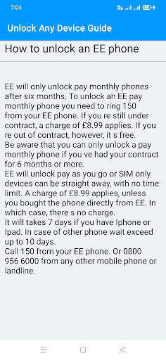Unlock any Mobile Phone method's : 2021 screenshot 7