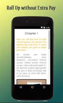 3G Internet Speed Booster Tips screenshot 3