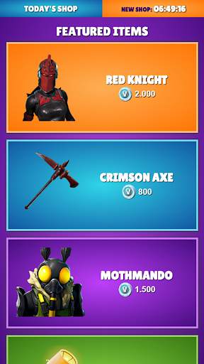 Daily Shop from Battle Royale 【 New Season 】 screenshot 3