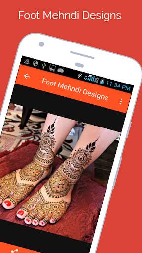 Latest Mehndi Designs Offline-Henna Bridal Eid screenshot 5
