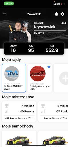 Rally Control App screenshot 1