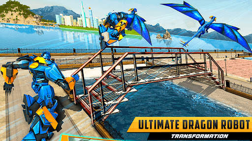 Police Dragon Robot Car Game screenshot 7