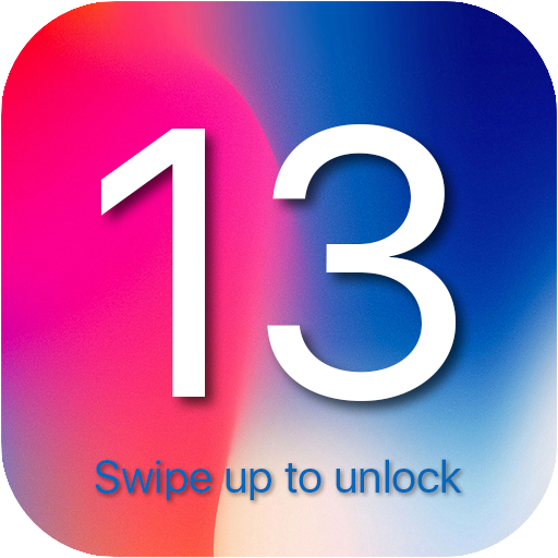 Lock Screen Style i-OS 13 आइकन