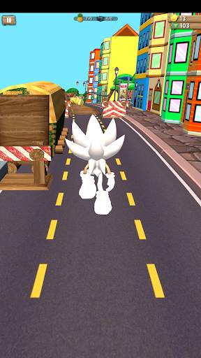 Subway Soni Blue Hedgehog Dash - Endless Run Game screenshot 8