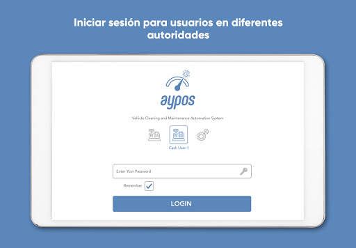 AyPOS : POS para empresas de cuidado del automóvil screenshot 1