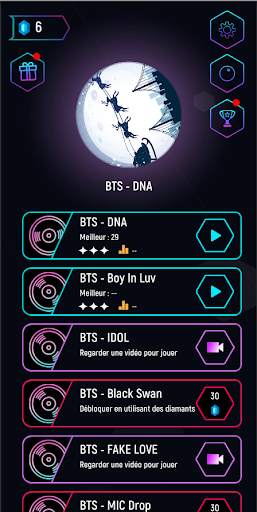 BTS & BLACKPINK Tiles Hop: KPOP EDM Rush screenshot 1