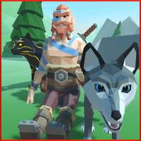 Dog Wolf Travel Viking logo