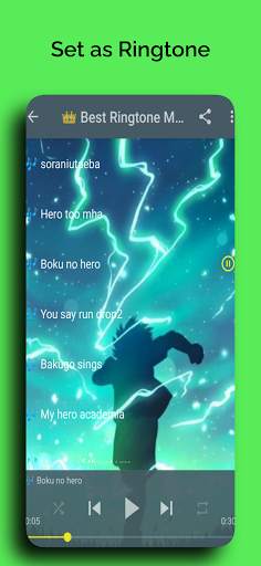 Boku no Hero Ringtone Academia Offline screenshot 7