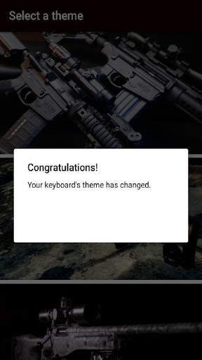 Sniper keyboard screenshot 2