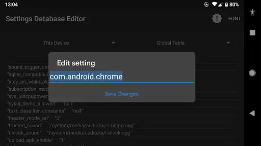 SetEdit (Settings Database Editor) screenshot 3