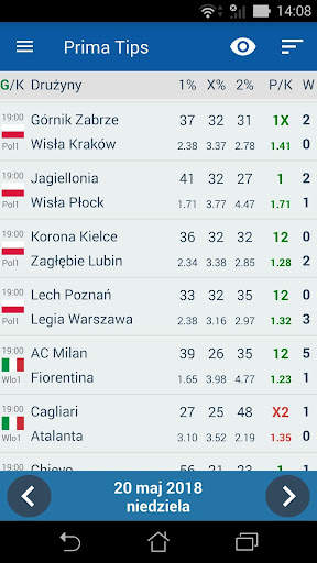 Prognozy piłkarskie Prima Tips screenshot 1
