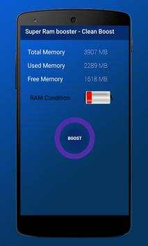 Super Ram booster - Clean & Boost screenshot 2