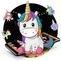 Gold Black Business Unicorn Theme logo