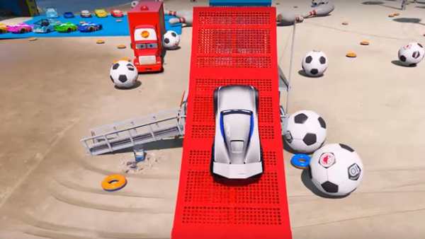 Superheroes Car Stunt Racing Games screenshot 3