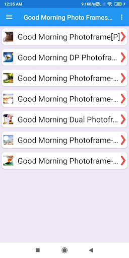 Good Morning Photo Frames screenshot 4