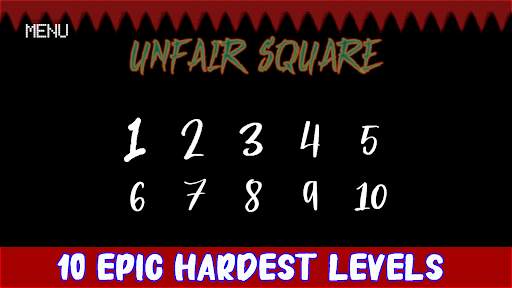 Unfair Square - the hard game скриншот 3