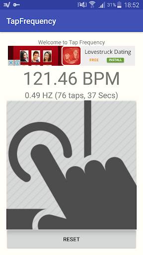 Tap Frequency BPM скриншот 1