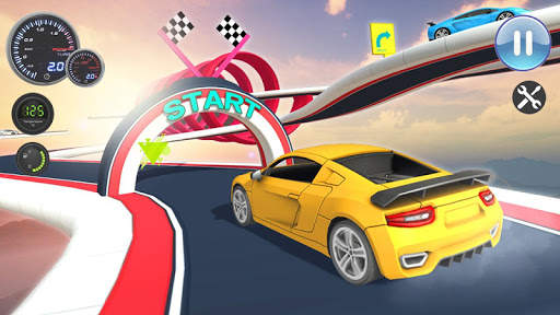 Speed Car Racing Stunts- Impossible Tracks screenshot 2