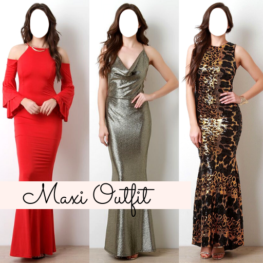 Stylish Maxi Outfit Photo Editor icon