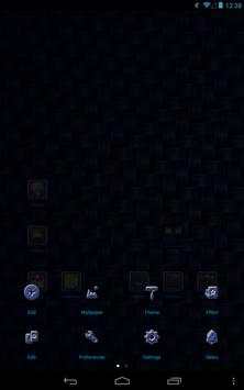 Blue Carbon GO Launcher Theme screenshot 3