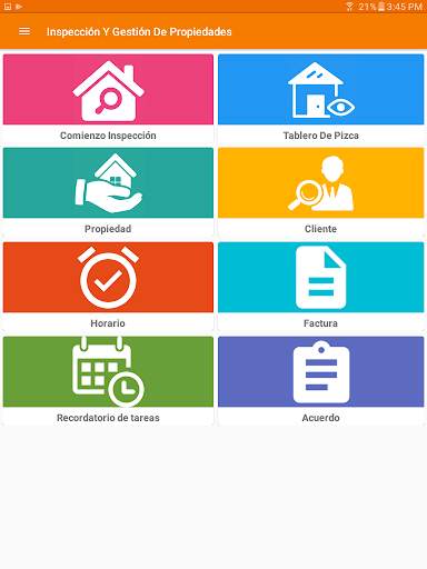 Software de inspección de propiedad screenshot 1