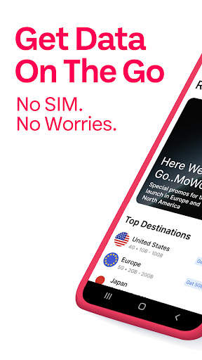 GoMoWorld - Travel eSIM screenshot 1