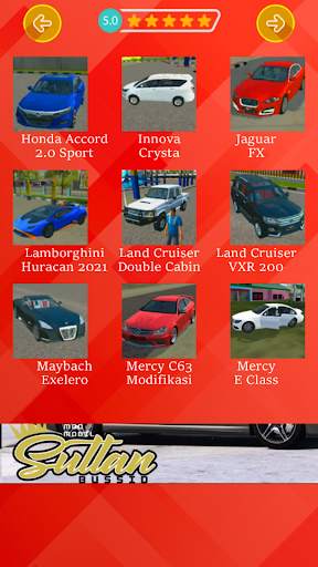 Mod Mobil Sultan Bussid screenshot 3