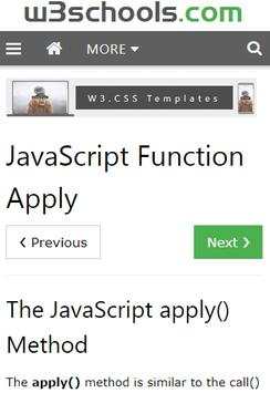 JavaScript W3Schools screenshot 4