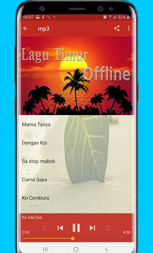 Lagu Timur Populer Offline screenshot 1