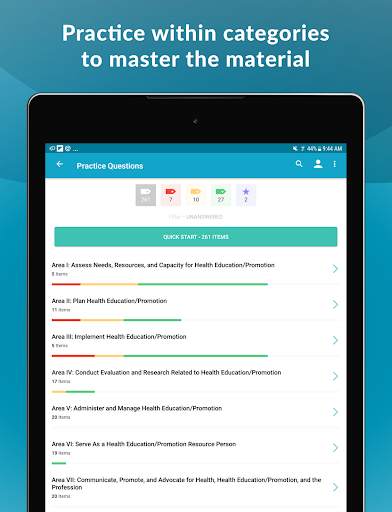 Certification Guide for Health Ed Specialist скриншот 9