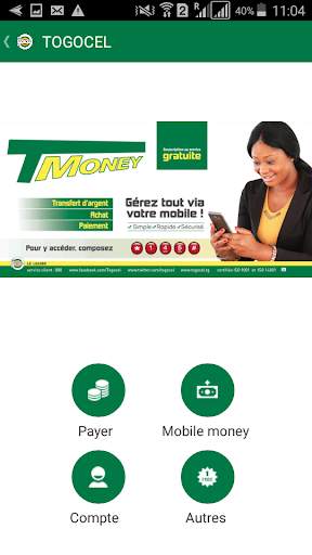 EasyUSSD TOGOCEL screenshot 1