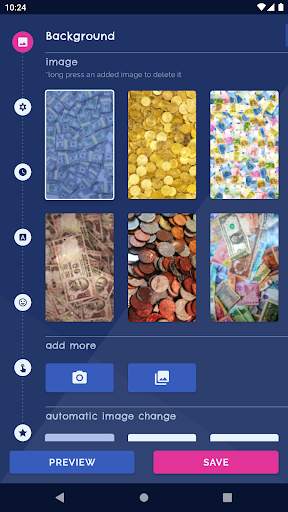 Flying Money Live Wallpaper screenshot 1