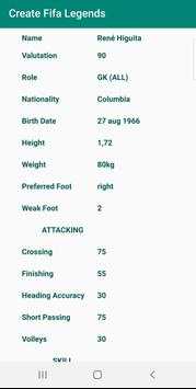 Create FIFA Legends screenshot 1
