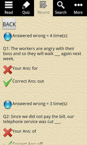 English Grammar - Phrasal Verb (lite) screenshot 6