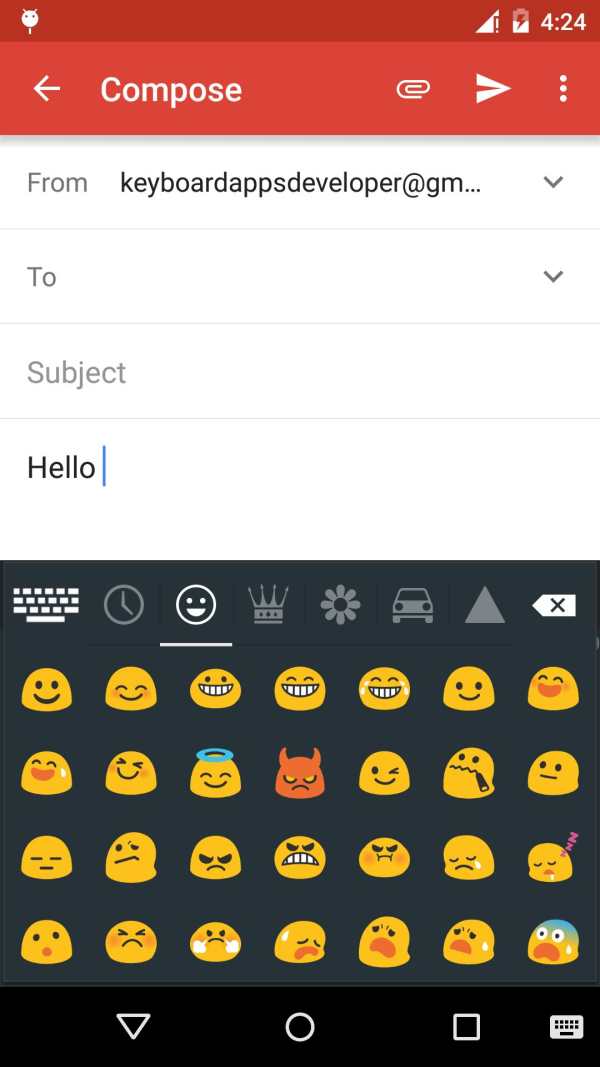 Pink Android L Keyboard screenshot 3