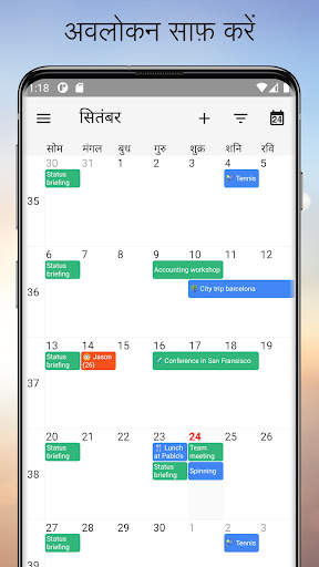 One Calendar स्क्रीनशॉट 1