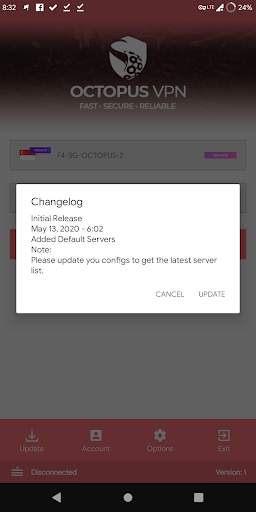 Octopus VPN screenshot 3