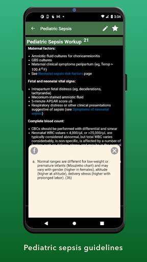 Sepsis Clinical Guide screenshot 7