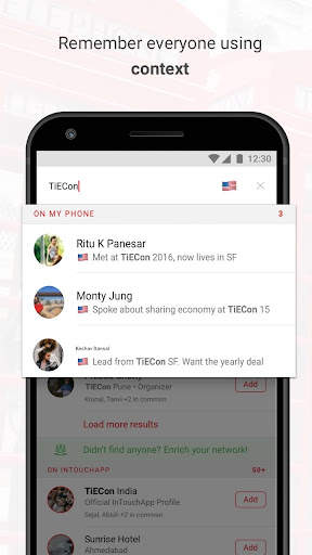 InTouch Contacts: CallerID, Tr screenshot 3