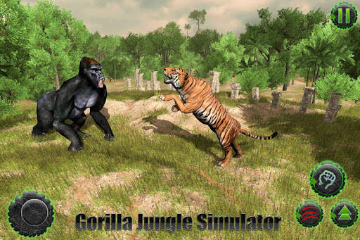Angry gorilla vs Dinosaur: Wild Jungle Battle screenshot 6