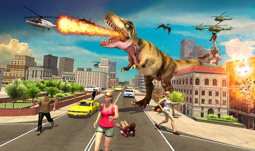 Monster Dino Vs King Kong-City Rampage Simulator screenshot 1