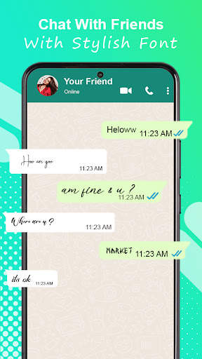 Cool chat style for whatsapp screenshot 7