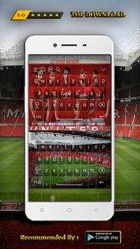 New Keyboard for Man U Theme Football 2019 скриншот 2