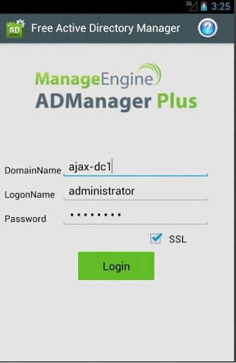 Free Active Directory Manager screenshot 1