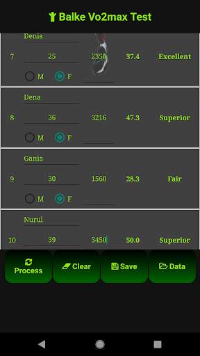 Balke Vo2max Test screenshot 4