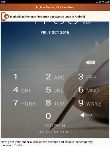 Clear Mobile Password PIN Help 13 تصوير الشاشة