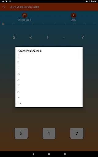 Multiplication Tables Math Game & Four Operations screenshot 10