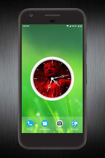 Buddha Clock Live Wallpaper screenshot 3